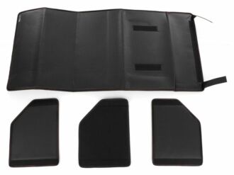 Organizér do kufru auta CAR COMPACT LEATHER L, 2 přihrádky, skládací, s víkem SIXTOL