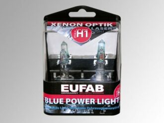 Autožárovky H1, Blue Power Light, 2 ks v plastové krabičce EUFAB