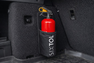 Držák 1kg hasícího přístroje do auta na suchý zip CAR FIRE 1 SIXTOL