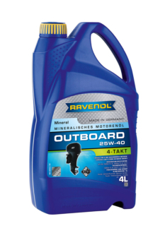 RAVENOL Outboardoel 4T SAE 25W-40; 4 L