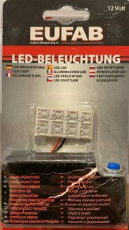 LED panel 40x20 mm 12V, 8LED modré - EUFAB