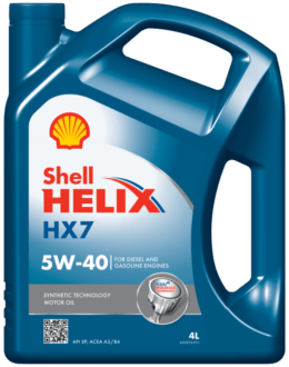 Shell HELIX HX7 5W-40 4L