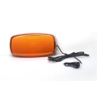 Pracovní LED oranžová rampa homologovaná 305x158 R10 R65 magnet