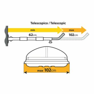 Držák střešního boxu plochý NORDRIVE T2 - 2ks