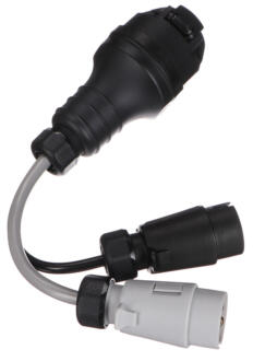 Kabelová redukce zásuvky tažného zařízení TRAILER CABLE 5, ze 13pin na 7pin N+S, 35cm SIXTOL