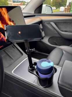 Multifunkční držák nápojů a mobilu do auta CAR CUP HOLDER 3 SIXTOL