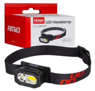 Čelovka univerzální LED 1000 mAh s pohybovým senzorem