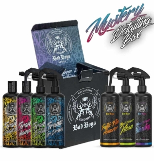 Bad Boys Mystery Detailing Box - Dárková sada autokosmetiky velikost L