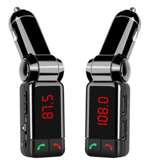 Bluetooth/FM modulátor bezdrátový, 12/24V, 2x USB