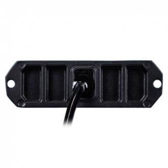 Výstražné LED světlo vnější oranžové, 12-24V 4LED 12W, ECE R65, 96x28 mm