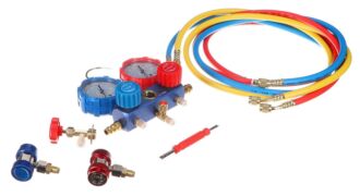 Sada na měření tlaku a těsnosti autoklimatizace MECHANIC AC TESTER 1 SIXTOL