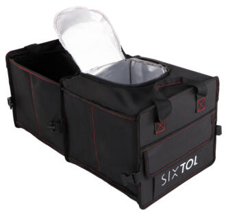 Organizér do kufru auta CAR COMPACT 5L THERMO, 5 přihrádek, velká termotaška, skládací SIXTOL