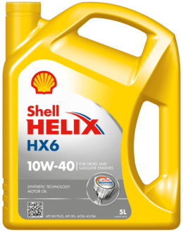 Shell HELIX HX6 10W-40 5L