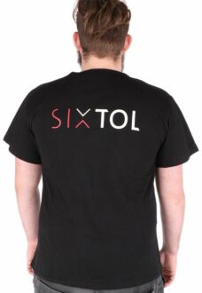 Tričko pánské T-SHIRT, černá, velikost L, 100% bavlna SIXTOL