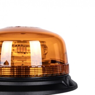 LED maják, 12-24V, 36x LED oranžový, pevná montáž, ECE R65 R10 - 136x73mm