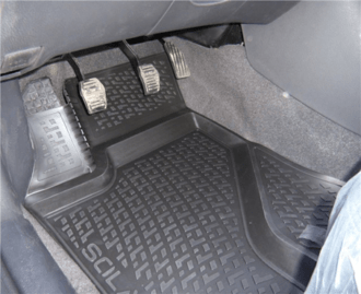 Gumové koberce Volkswagen Crafter (LT3) (pouze přední) (06-) (2D) SIXTOL