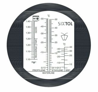 Refraktometr na měření provozních kapalin automobilu, SIXTOL