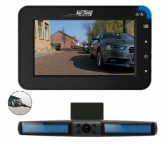 Bezdrátový kamerový systém LCD 4,3" + couvací kamera s nočním viděním SOLARNÍ Pro-user