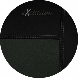 Autopotahy kožené s alcantarou EXCLUSIVE tmavě šedé SIXTOL