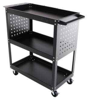 Dílenský vozík na nářadí MECHANIC TROLLEY ROGER, 3 police SIXTOL