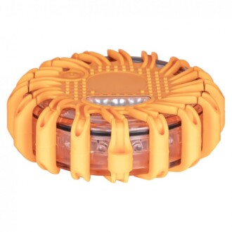 LED výstražná světla 16LED, oranžová, set 6ks