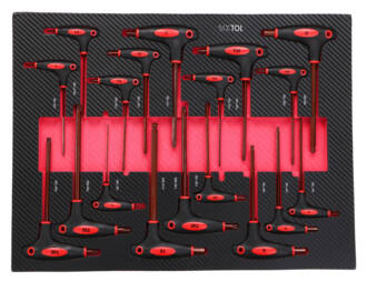 Dílenský vozík s nářadím MECHANIC TROLLEY TITAN 1559, 13 šuplíků, 1559 ks nářadí SIXTOL