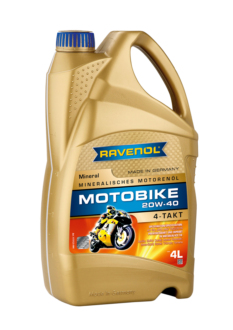 RAVENOL Motobike 4-T Mineral 20W-40; 4 L
