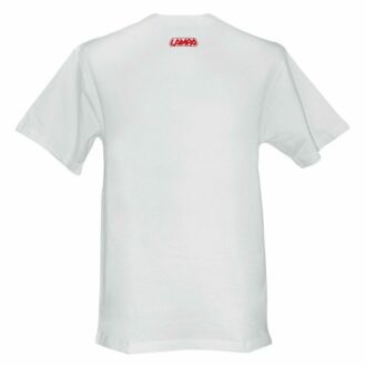 Tričko s vyšívaným logem LAMPA Itálie XL bílé