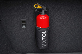 Držák 1kg hasícího přístroje do auta na suchý zip CAR FIRE 1 SIXTOL