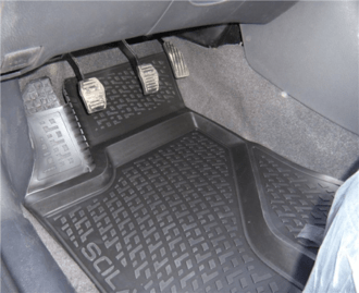 Gumové koberce Ford Transit V Van (pouze přední) (14-) (3D) SIXTOL