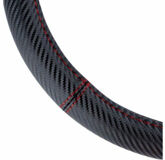 Potah volantu CARBON UNI 37-39cm - černý