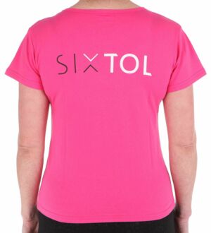Tričko dámské T-SHIRT, růžová, velikost S, 100% bavlna SIXTOL