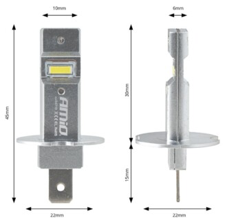 LED autožárovky série H25, H3 bílá Canbus, 12V, 20W, 2920 lm - 2 ks