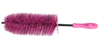 Kartáč na čištění ráfků kol auta CAR DETAILING TIRE BRUSH PINK SIXTOL