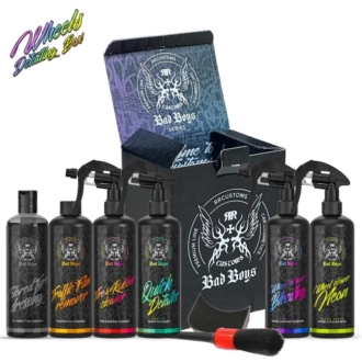 Bad Boys Wheels Detailing Box - Velká sada na čištění a ochranu disků kol a pneumatik