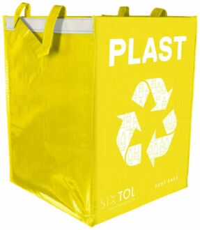 Tašky na tříděný odpad SORT EASY 3 BASIC, 30x30x40 cm, 3 x 36 l, 3 ks SIXTOL